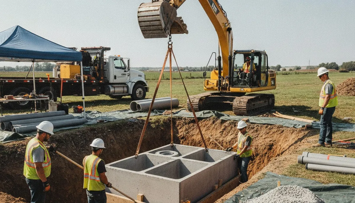Septic tank installation for Colorado Springs, CO homes by On Call Plumbers