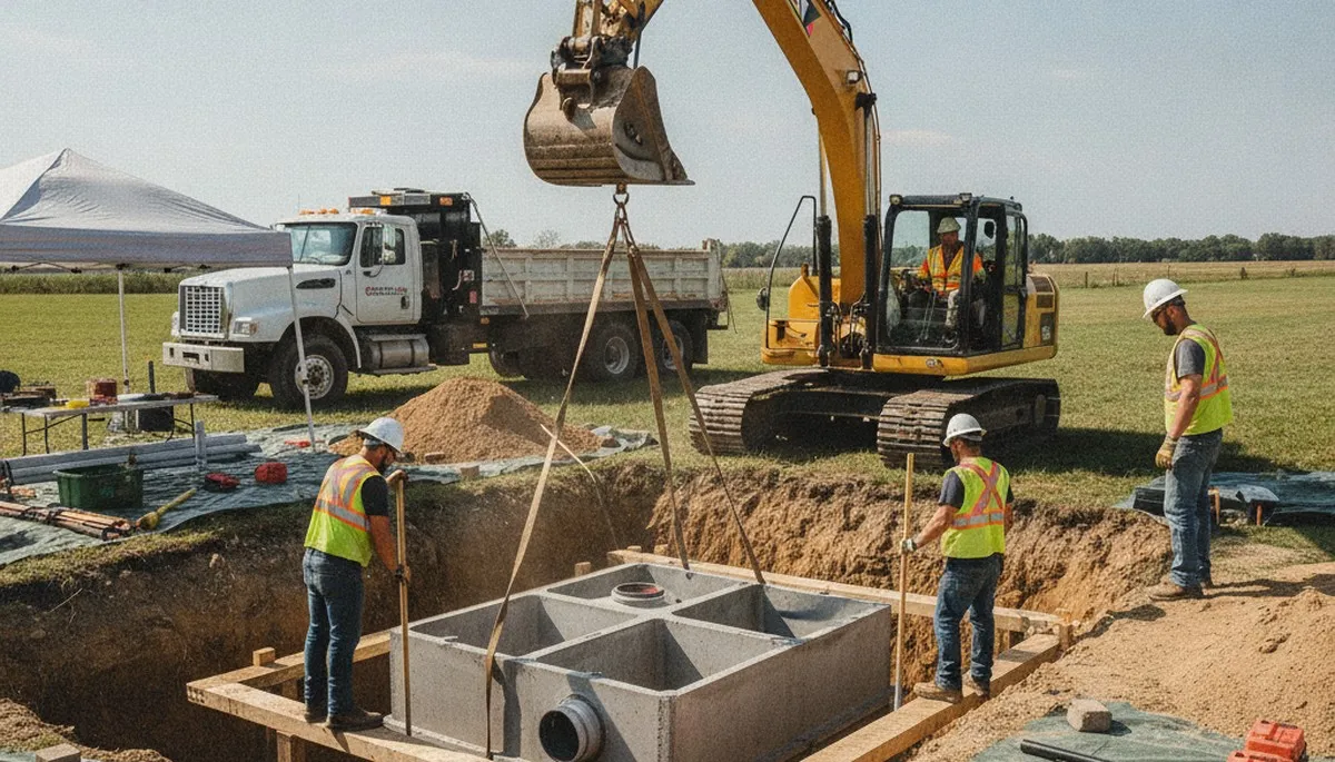 Septic tank installation in Colorado Springs, CO for rural homes and freeze-prone sites
