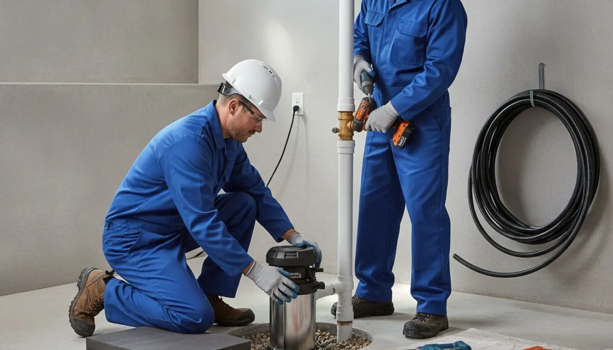 Sump pump installation service in Colorado Springs, CO for basement flood protection