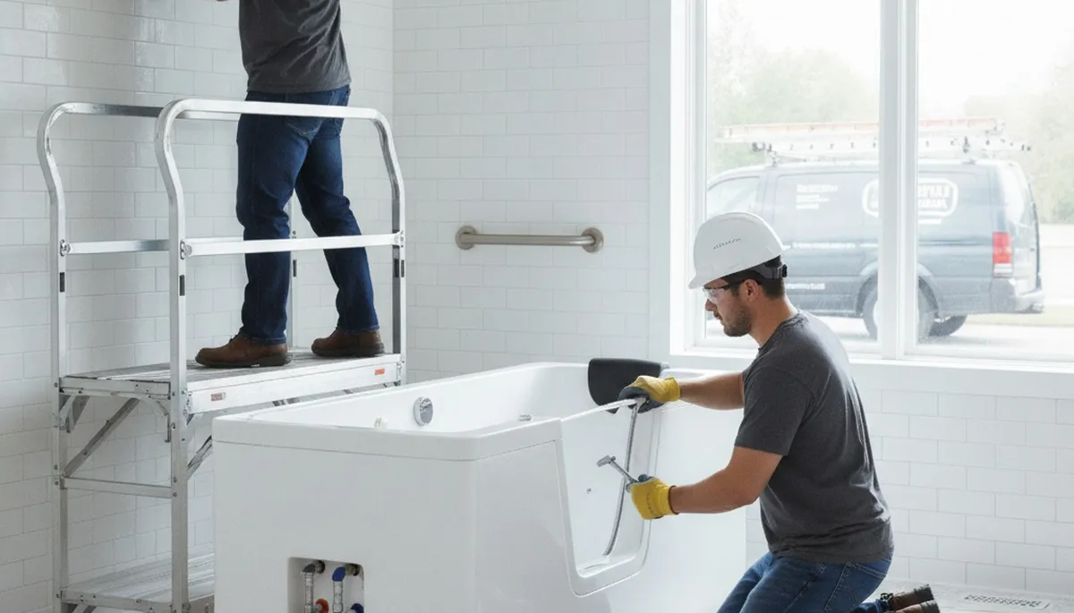 Walk-in tub installation for Colorado Springs, CO homes by On Call Plumbers